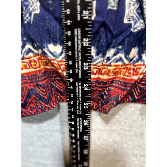 Angie Tunic‎ Top Women's Medium Multicolor Floral V-Neck Bell Sleeve Pullover - Picture 9 of 9